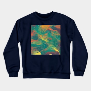 Ocean Wave Crewneck Sweatshirt